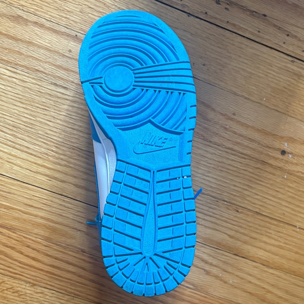 Nike Laser Blue High Top Dunks - Picture 5 of 5